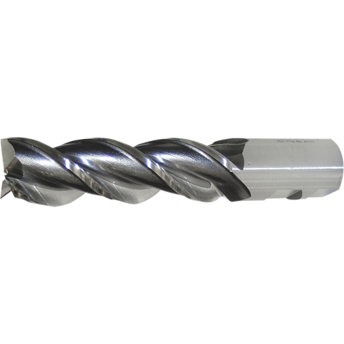 Finisseurs de coupe &agrave; embout carr&eacute; simple centr&eacute; en m&eacute;tal en poudre PM Plus, 1" dia., 3 cannelures Chandler Sales