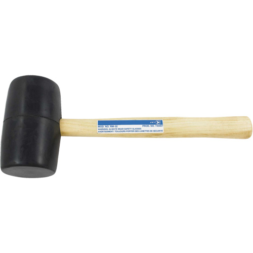 RM-32 Maillet en caoutchouc, 32 oz, Prise en Bois, 13-1/2" lo Chandler Sales