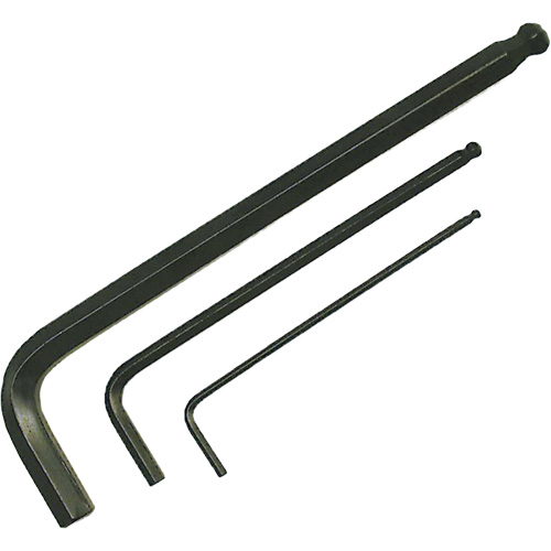 Cl&eacute; hexagonale &agrave; bras long, embout Sph&eacute;rique, 3/16" x Forme en L Chandler Sales