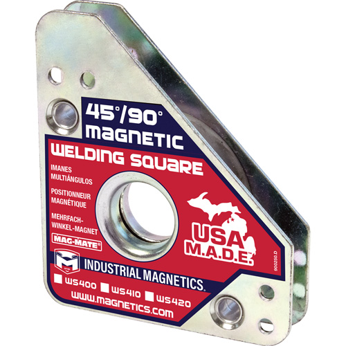 Magnetic Welding Squares, 3-3/4" L x 3/4" W x 4-3/8" H, 75 lbs. Chandler Sales