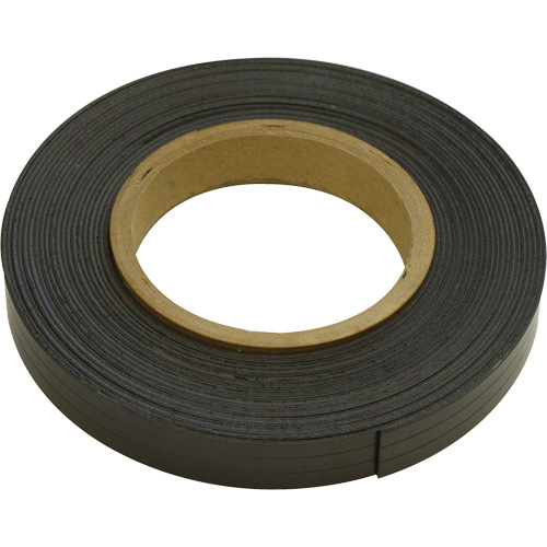Magnetic Strips, 100' L x 1" W, 1/16" Thickness, Strength of 6 lbs. per Lin. Ft. Chandler Sales