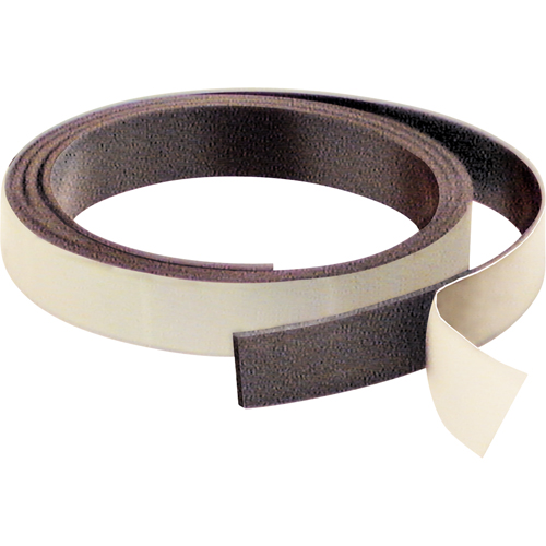 Magnetic Strips, 100' L x 3/4" W, 1/16" Thickness, Strength of 5 lbs. per Lin. Ft. Chandler Sales