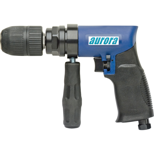 Perceuse r&eacute;versible pneumatique 1/2", 4 pi³/min, 1/4" NPT, 88 dBA, 1/2" mandrin Chandler Sales