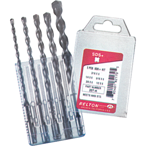 SDS+ Drill Sets, 5 Pieces, Alloy Steel Chandler Sales