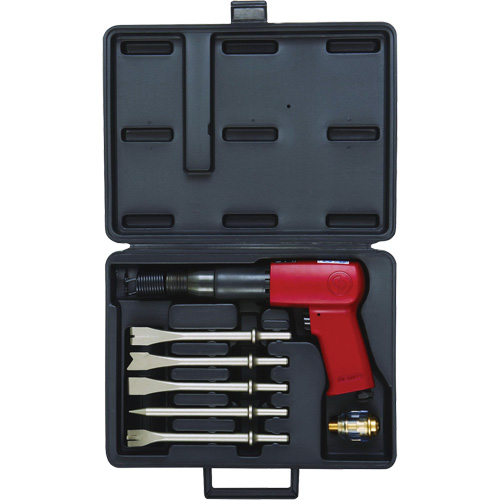 Ensemble de marteau pneumatique de s&eacute;rie lourde, 25 pi³/min, 1/4", 2300 coups/min, 3/4" x 3-1/2" (19 mm x 89 mm) Chandler Sales