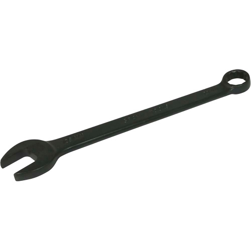 Flat Shank Combination Wrench, 12 Point, 23 mm, Black Oxide Finish Chandler Sales