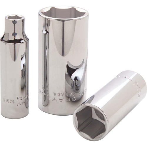  Socket, 10 mm, 1/2" Drive, 6 Points, Deep Chandler Sales