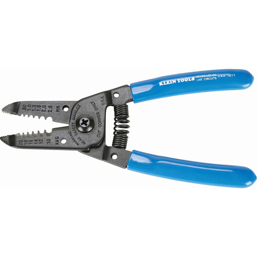 Wire Strippers/Cutters, 6-1/8" L, 10, 12, 14, 16, 18, 20 AWG Chandler Sales