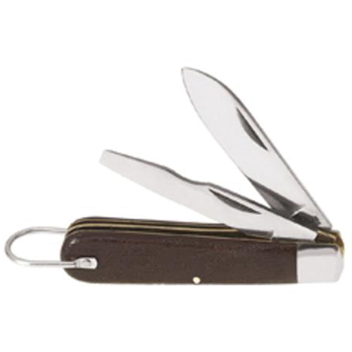 Couteau de poche &agrave; 2 lames, 2-1/2" lame, lame en Acier au carbone, poign&eacute;e en Plastique Chandler Sales