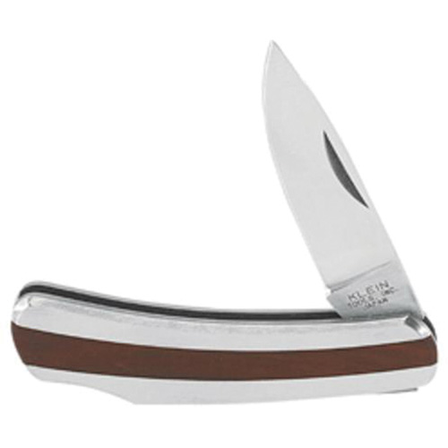 Couteau de poche avec lame &agrave; pointe tombante, 2-1/4" lame, lame en Acier inoxydable, poign&eacute;e en Acier inoxydable Chandler Sales