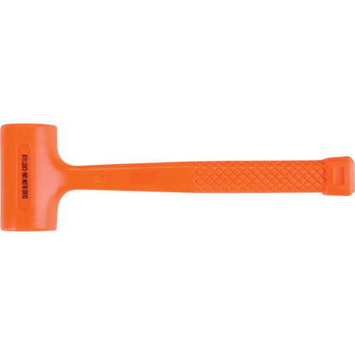 Dead Blow Hammer, 8 oz., Textured Grip, 10-1/2" L Chandler Sales