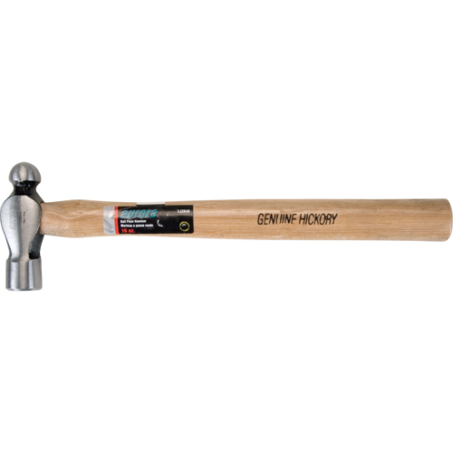 Ball Pein Hammer, 16 oz. Head Weight, Plain Face, Wood Handle Chandler Sales
