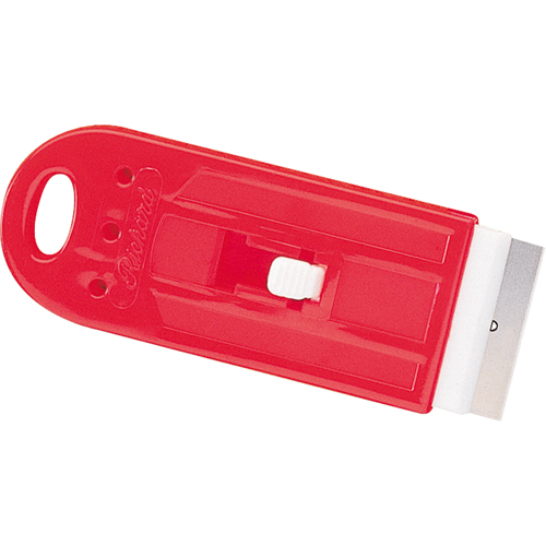 Grattoirs &agrave; lame de rasoir r&eacute;tractable, Lame Acier &agrave; haute teneur en carbone, Largeur 1-1/2", Manche Plastique Chandler Sales