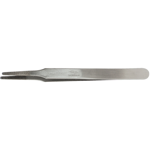 Tweezers - Flat Round Tips, Straight - 4.75" (120 mm) Chandler Sales