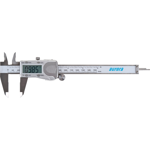 Electronic Digital Calipers, 0.001" (0.03 mm) Resolution, 0 - 6" (0 - 152 mm) Range Chandler Sales