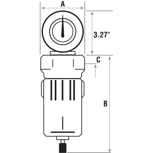 Filtres &agrave; air comprim&eacute;, Modulaire, 3/4" NPT, Drain Automatique Chandler Sales
