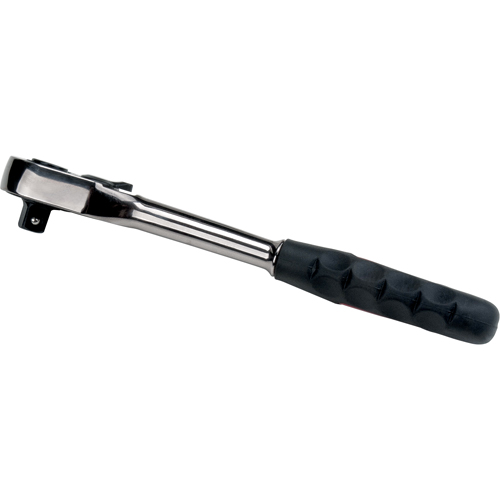 Quick-Release Rubber Grip Ratchet Wrench, 3/8" Drive, Rubber Handle Chandler Sales