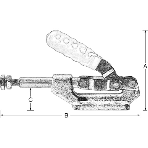 Straight Line Hold Down Clamps, 600 lbs. Clamping Force Chandler Sales