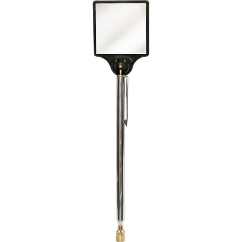 Inspection Magnetic Mirror, Square, 2" L x 2" W, Telescopic Chandler Sales