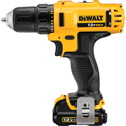 Max Drill Driver Kit, Lithium-Ion, 12 V, 3/8" Chuck, 189 UWO Torque Chandler Sales