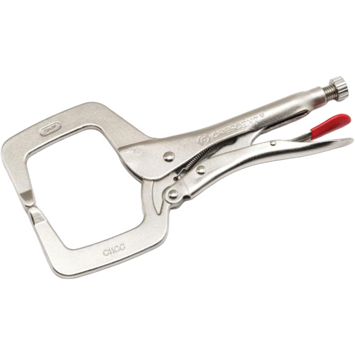 Pince-&eacute;tau en C &agrave; embouts r&eacute;guliers, Longueur 18", Pinces serre-joints Chandler Sales