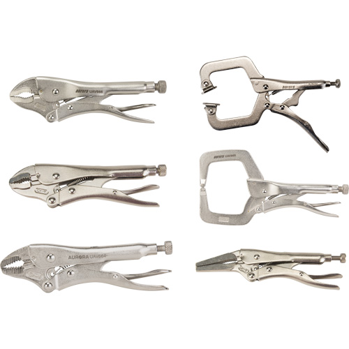 Locking Plier Set, 6 Pieces Chandler Sales