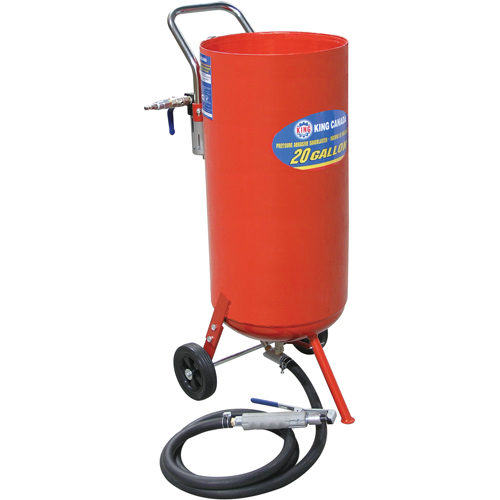 Machines de sablage &agrave; jet, 6-25 pi³/min, R&eacute;servoir de 16,6 gal. (20 gal. US) Chandler Sales