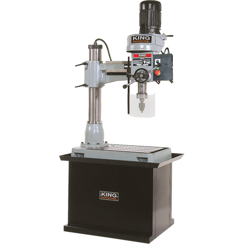 Perceuse radiale avec support, 1/2" Mandrin, 5 Vitesse(s), 19-5/8" la x 21-5/8" lo, #3 Morse Chandler Sales