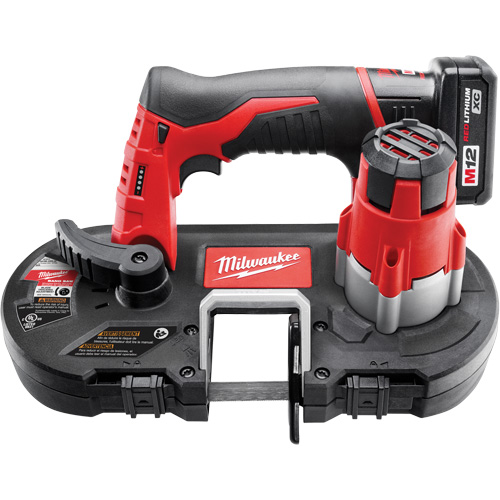 M12 Cordless Sub-Compact Band Saw Kit, 12 V, 1-5/8" Capacity Chandler Sales