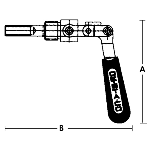 Crampons articul&eacute;s droits - S&eacute;rie 601, Capacit&eacute; de 5/8" (15,875 mm), Force de serrage de 100 lb Chandler Sales