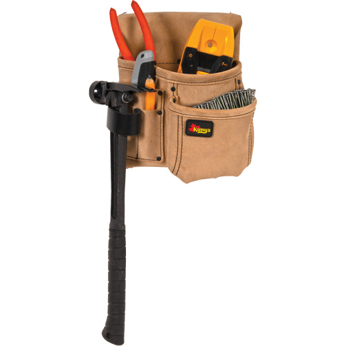 Half Carpenter Apron, Multiple Tool Holder, Leather, 4 Pockets Chandler Sales