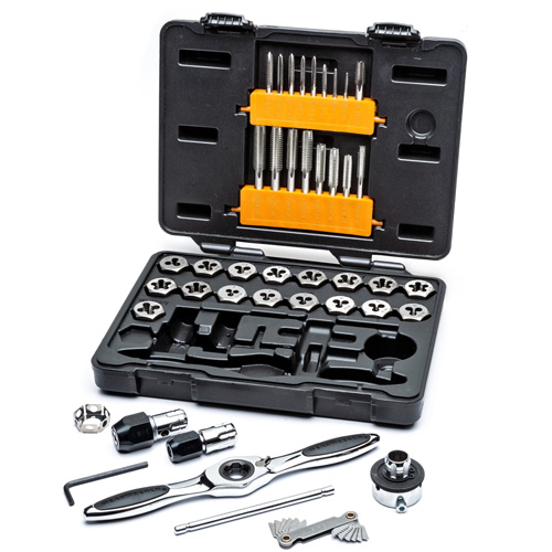 SAE Ratcheting Tap & Die Set, 42 Pieces Chandler Sales