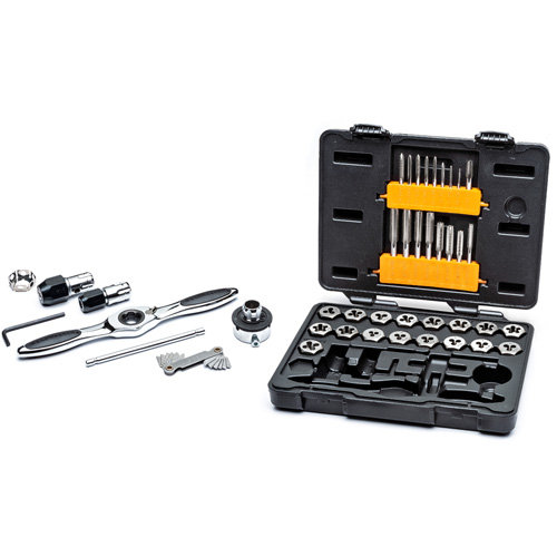 SAE Ratcheting Tap & Die Set, 42 Pieces Chandler Sales