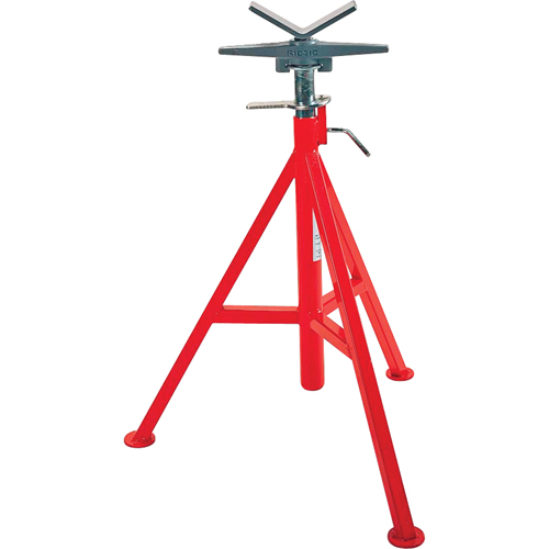 V Head High Pipe Stand #VJ-99, 71-132 cm Height Adjustment, 12" Max. Pipe Capacity, 2500 lbs. Max. Weight Capacity Chandler Sales