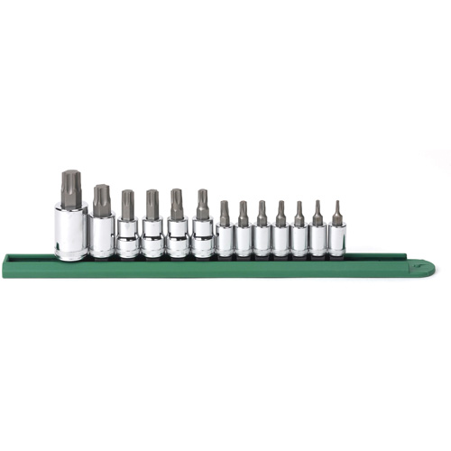 Bit Socket Set, Torx&reg;, 1/2"/1/4"/3/8" Drive, 13 Pcs Chandler Sales