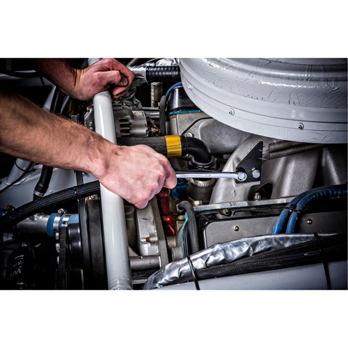 Jeu de cl&eacute;s longues &agrave; coupe &agrave; 12 pans avec pochette &agrave; outils roulable, Combinaison, 15 morceaux, Imp&eacute;rial Chandler Sales