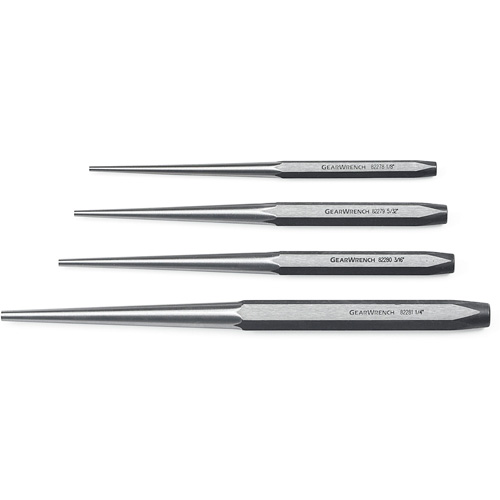 Long Taper Punch Set, 4 Pieces Chandler Sales