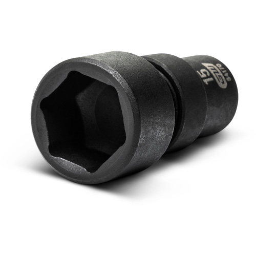 Jeu de 12 douilles m&eacute;triques flexibles universelles &agrave; chocs 1/4" &agrave; 6 pans Chandler Sales