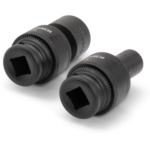 Jeu de 15 douilles m&eacute;triques flexibles universelles &agrave; chocs 3/8" &agrave; 6 pans Chandler Sales