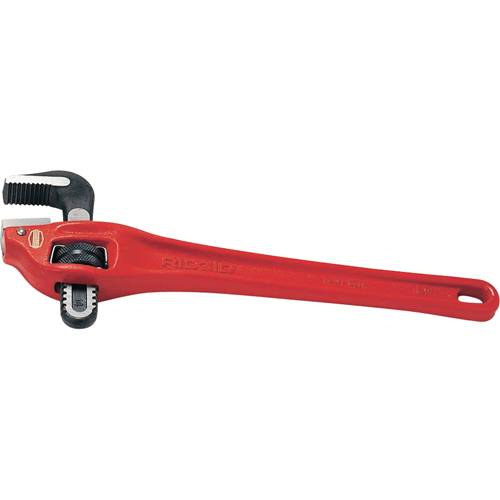 Heavy-Duty Offset Pipe Wrench #14, 2" Jaw Capacity, 14" Long, Powder Coated Finish Chandler Sales