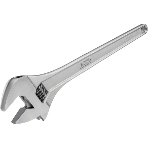 Adjustable Wrench, 6" L, 3/4" Max Width, Chrome Chandler Sales