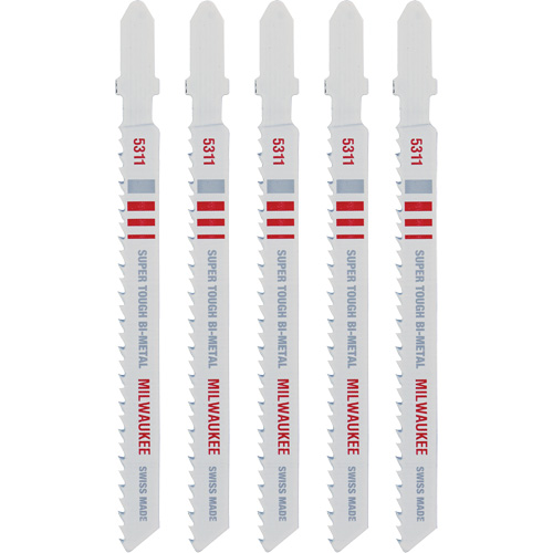 Lame de scie sauteuse, Bim&eacute;tal, Tige en T, 4" lo, 10 dents par pouce Chandler Sales