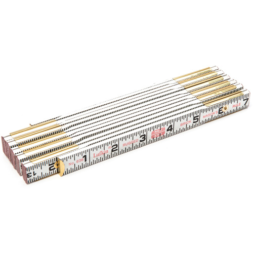 R&egrave;gle de maçon Red End, 6' lo, Bois, Graduations de 1/16" Chandler Sales