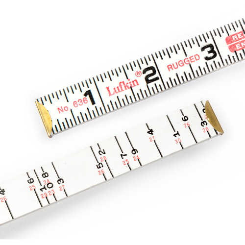R&egrave;gle de maçon Red End, 6' lo, Bois, Graduations de 1/16" Chandler Sales