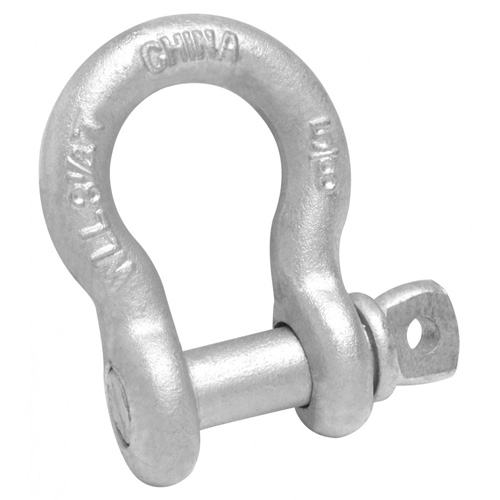 Anchor Shackle, 1/4", Screw Pin, Hot Dip Galvanized Chandler Sales
