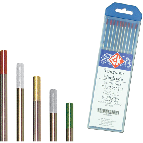 Tungsten Electrodes, 0.020" Dia. x 7" L Chandler Sales