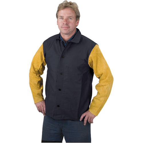 Welding Jacket, Proban, 4X-Large, Black Chandler Sales
