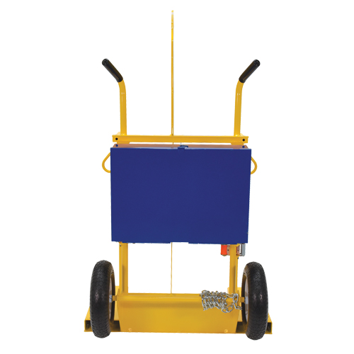 Chariot pour chalumeau et bouteille de soudage, Roues Pneumatique, Base de 24" la x 19-1/2" lo, 500 lb Chandler Sales
