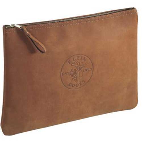 Sac &agrave; fermeture &agrave; glissi&egrave;re de portfolio en cuir pour entrepreneur, Porte-outil, Cuir, 1 Poches Chandler Sales