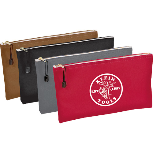 Poches &agrave; fermeture &agrave; glissi&egrave;re pour outils, paquet de 4, Porte-outil, Toile, 1 Poches Chandler Sales